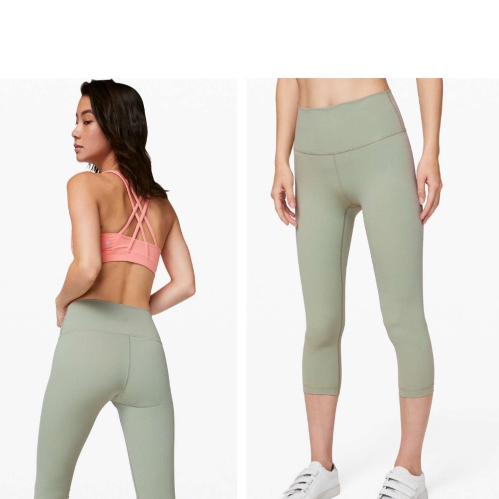 Lululemon Wunder Under Crop  High Rise Size 14